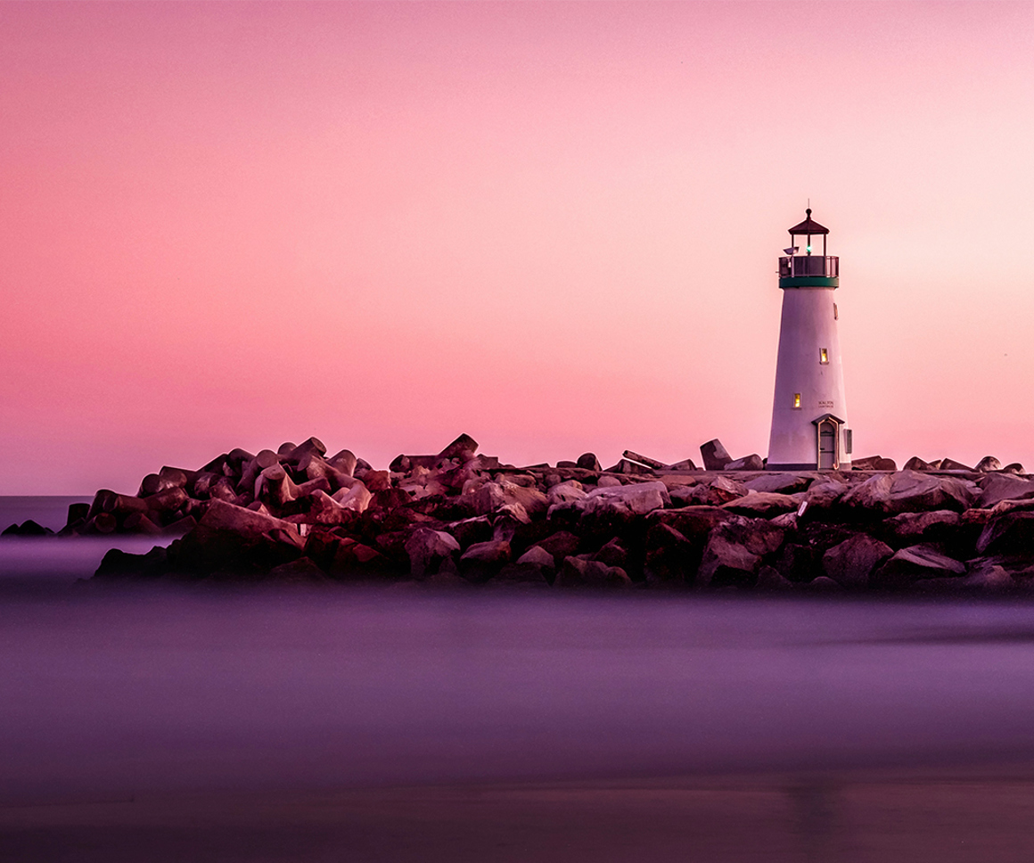 Lighthouse against the sky
