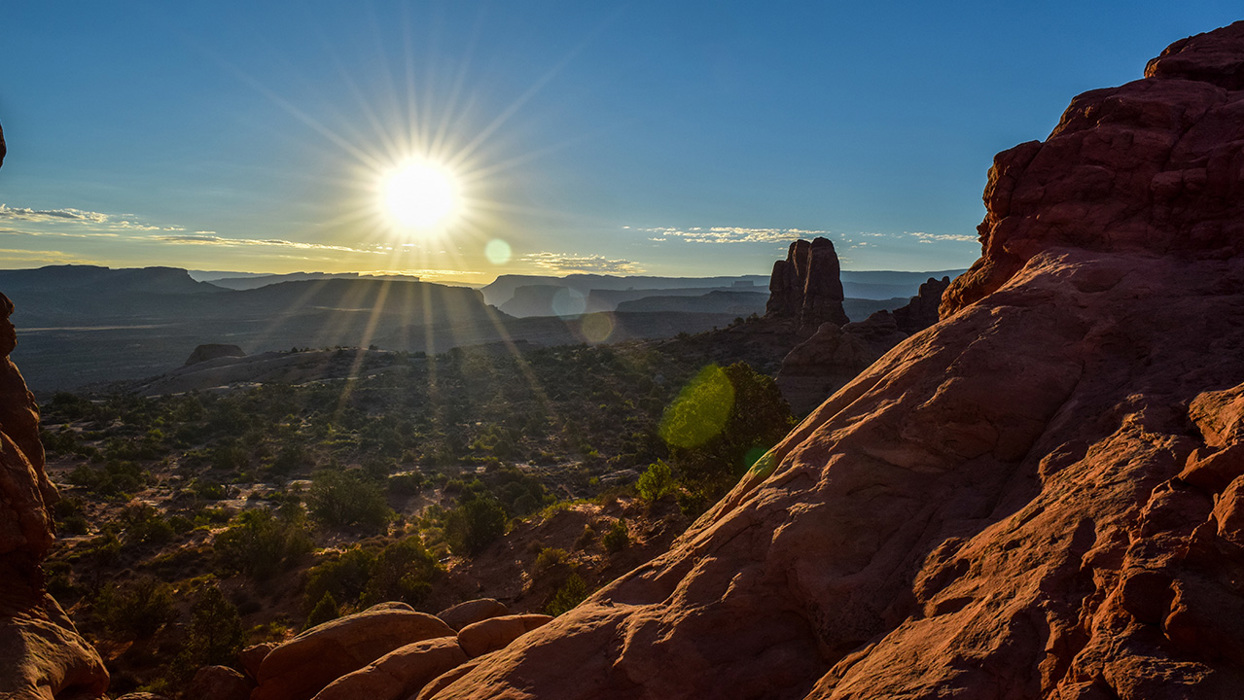 Monument Valley At Sunrise