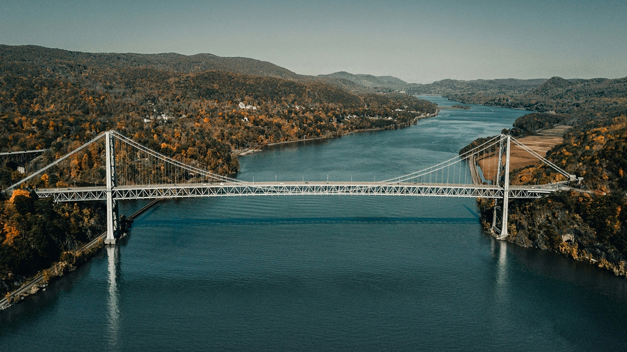 Bridge over a river