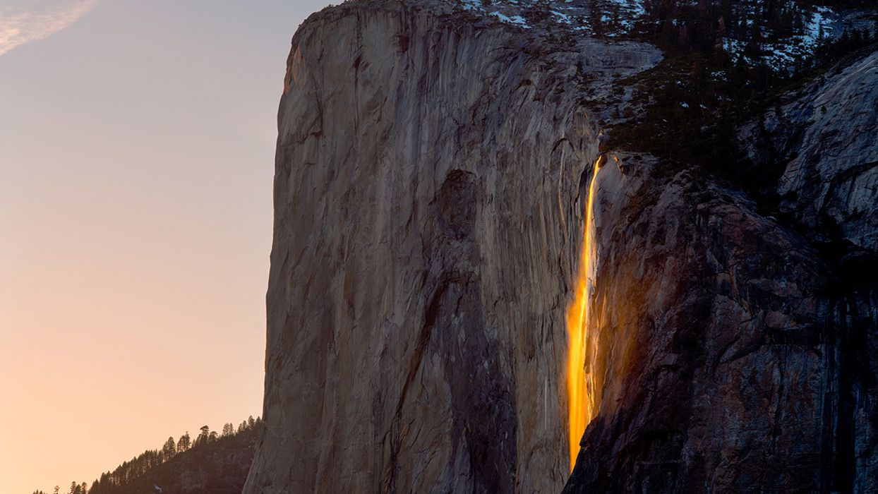 Waterfall In Yosemite National Park