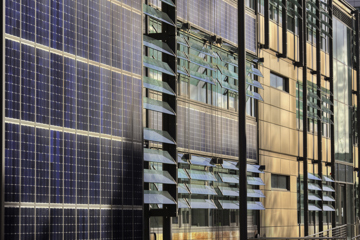 Commercial Building With Solar Panels