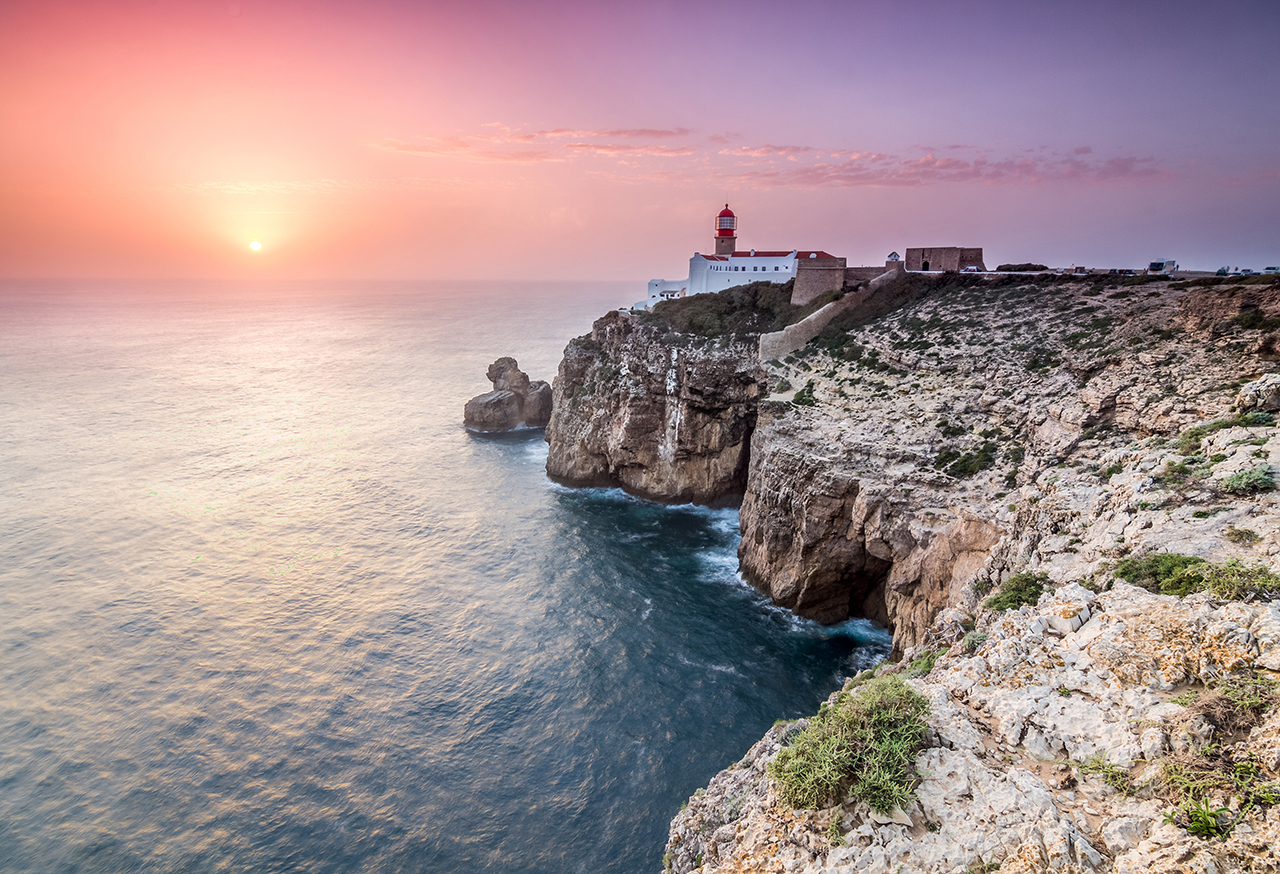 Lighthouse on a clifftop