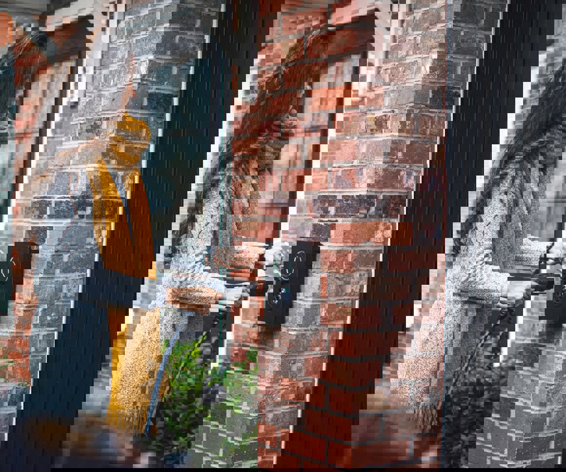 Ev Chargepoint Outside A Residential Building