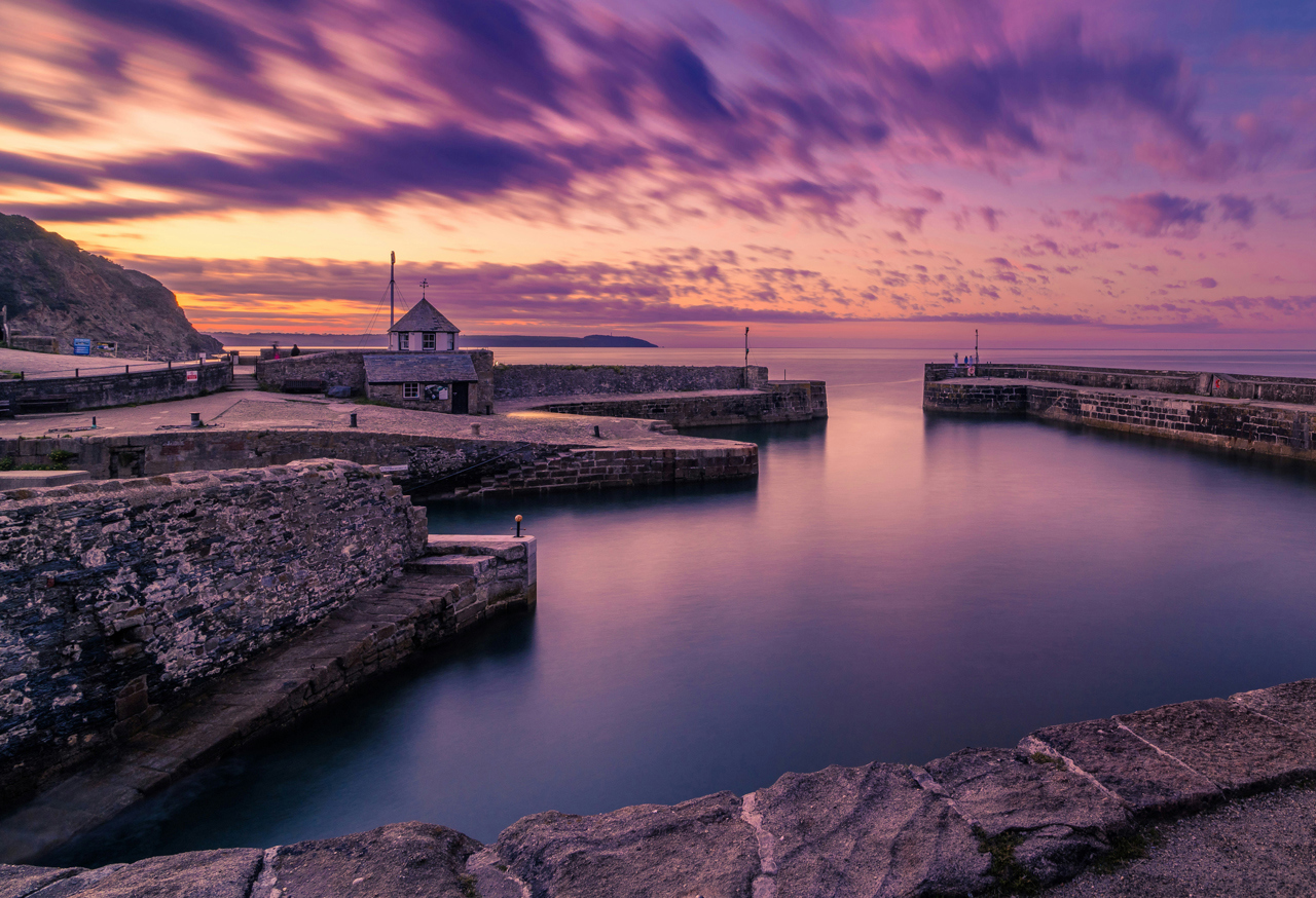 Harbour with calm sea