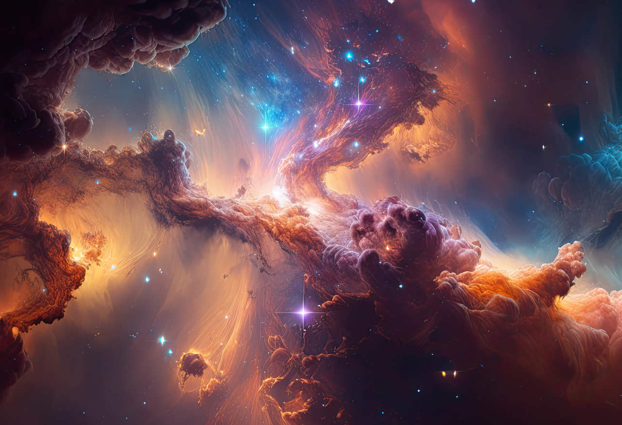 Abstract galaxy